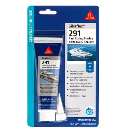 Sika 3 oz, Tube, Black, Sikaflex 291 SIKA-610566